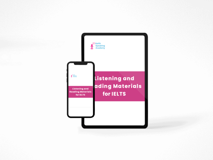 Listening and Reading Materials for IELTS TOP 10 TOPICS
