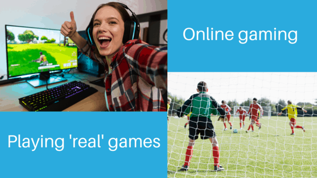 Online and Real Games IELTS Speaking