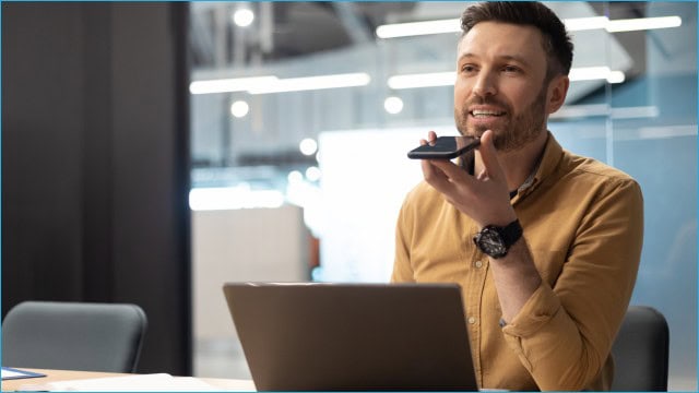 IELTS student practicing on AI