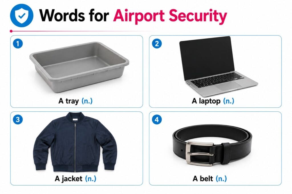 Useful words for airport security