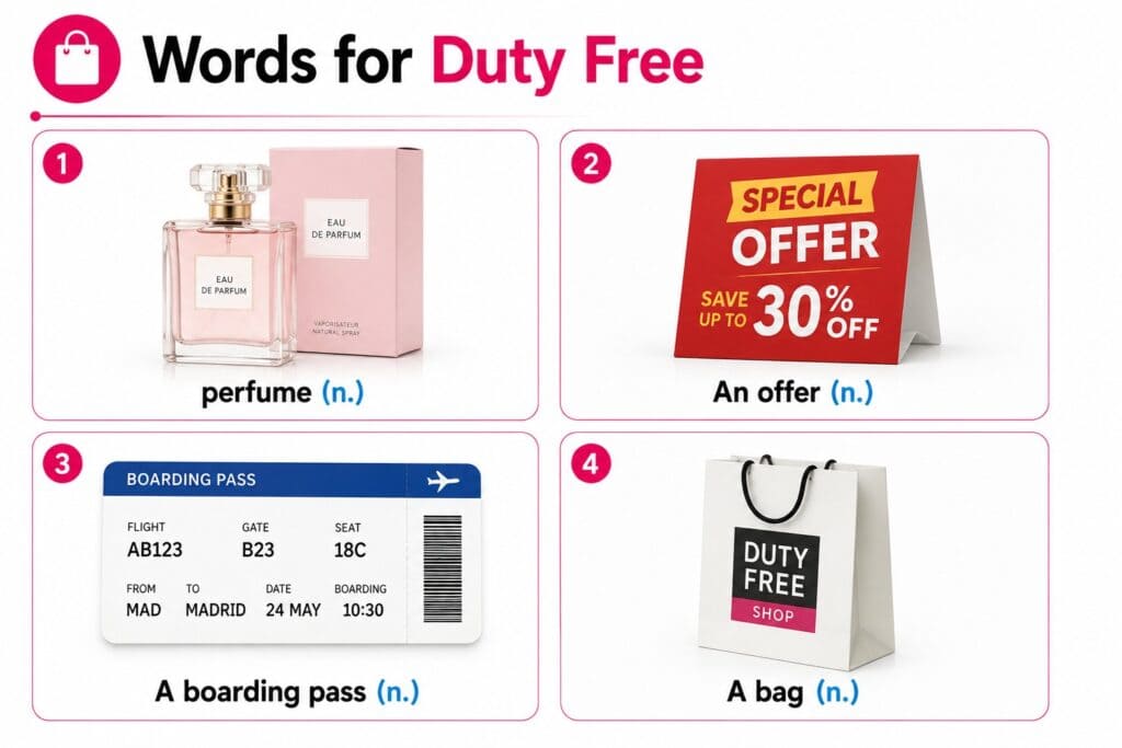 Useful words for duty free