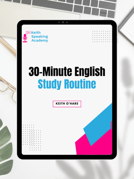 English Study Routine PDF